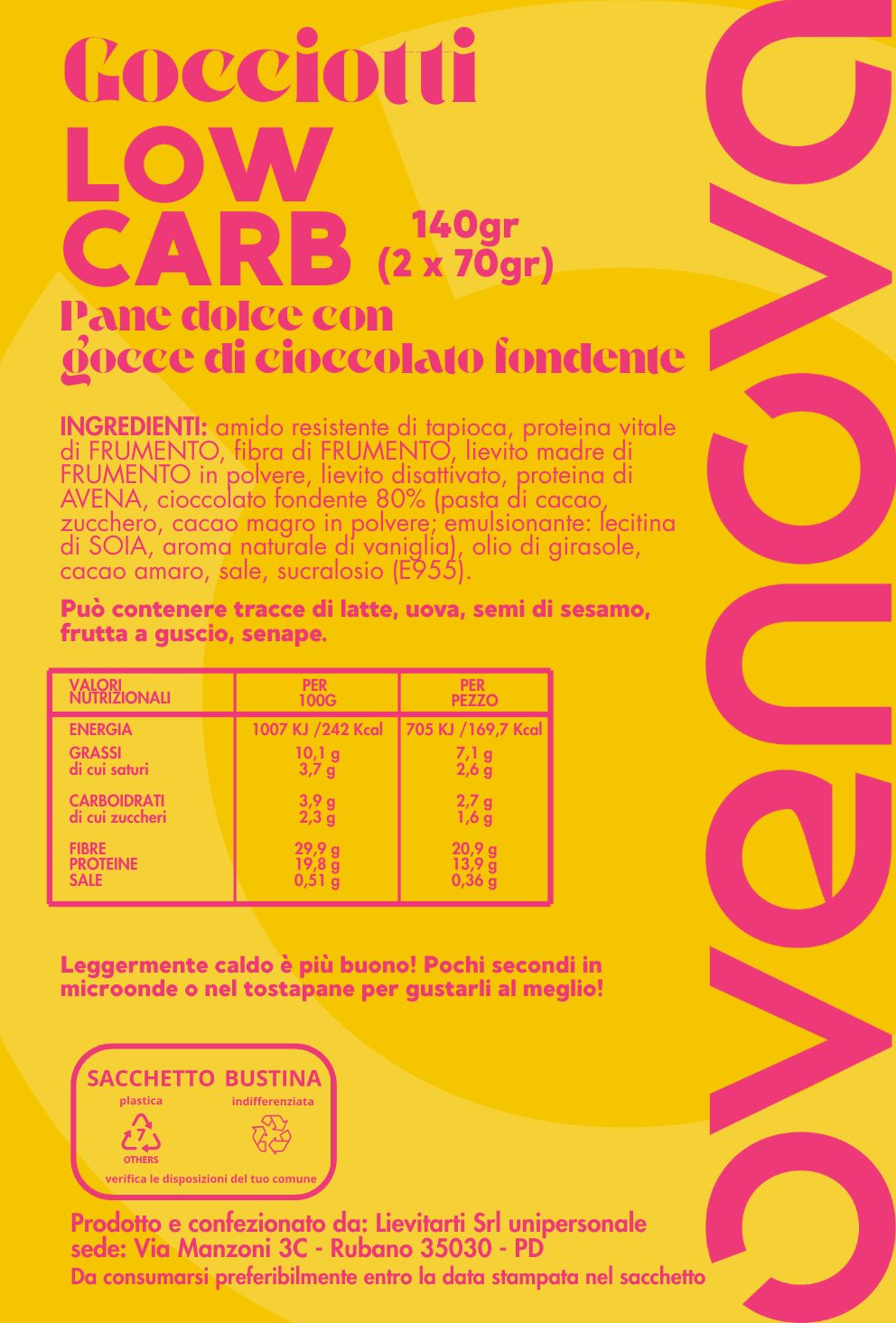 Gocciotti LOW CARB - 2 Pièces